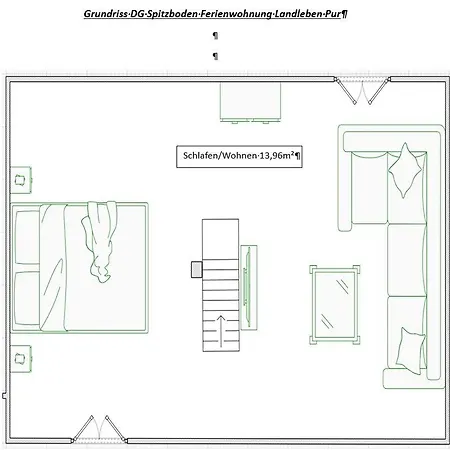 Ferienhaeuschen Landleben Pur Apartament *