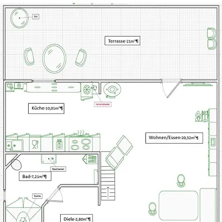 Apartament Ferienhaeuschen Landleben Pur *